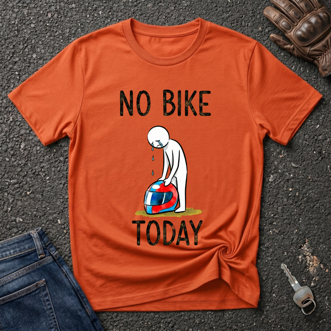 No Bike Today  T-shirt