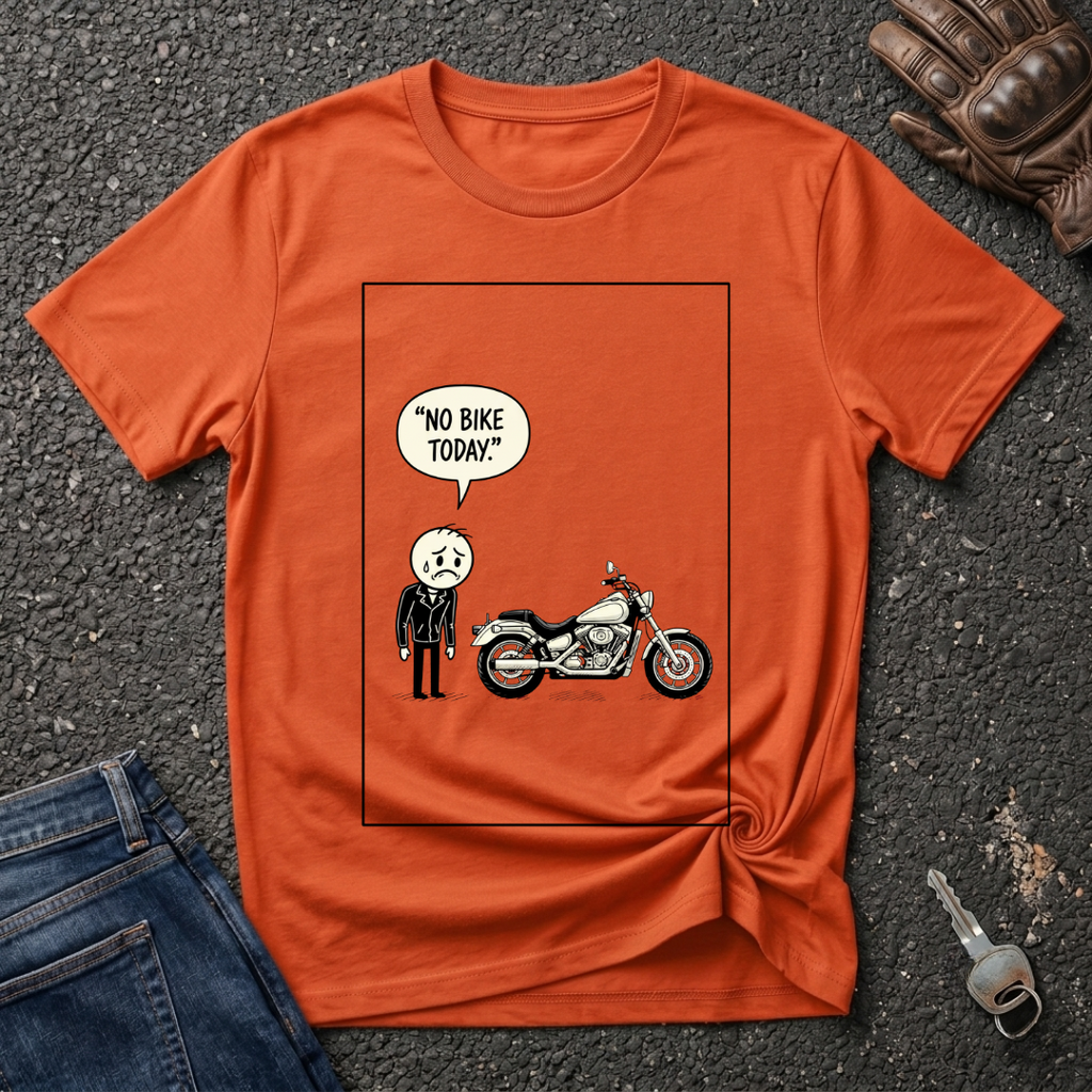 No Bike Today  T-shirt