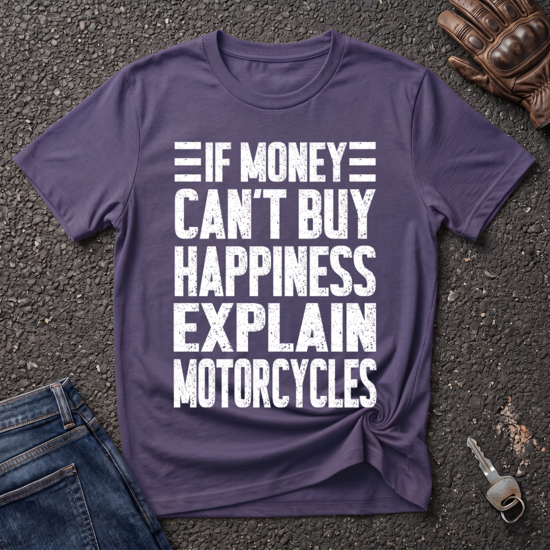 Motorcycles White  T-shirt