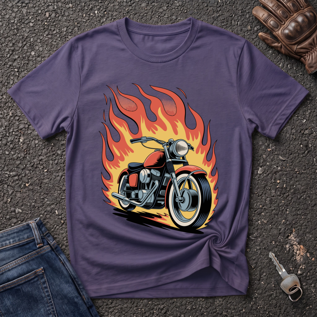 Bike On Fire  T-shirt