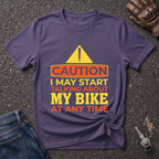Caution Bike  T-shirt