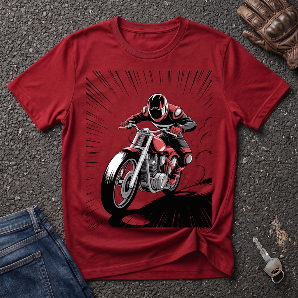 Comics Biker  T-shirt