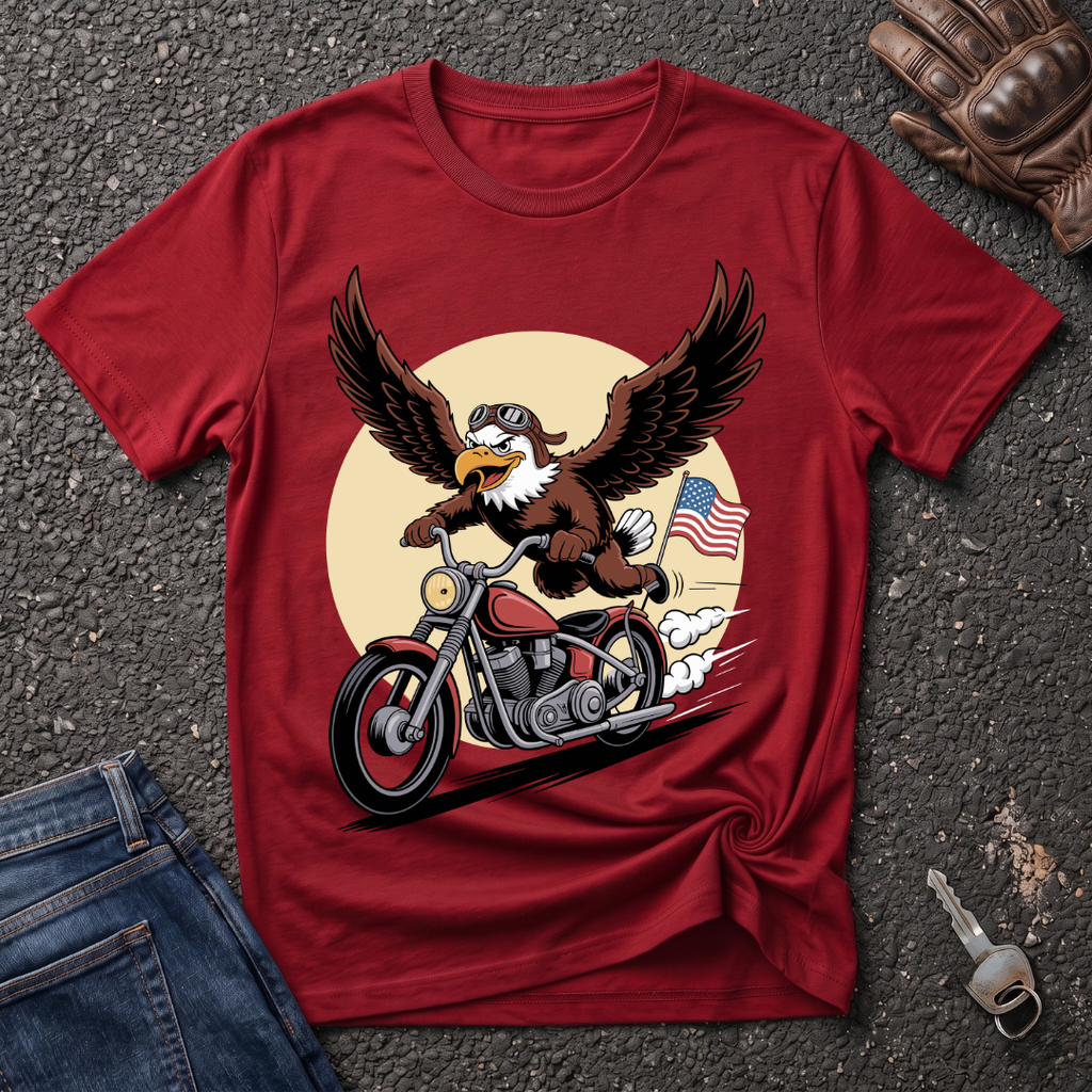 Eagle American Biker  T-shirt