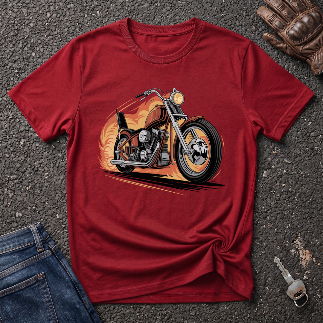 Bike On Fire  T-shirt