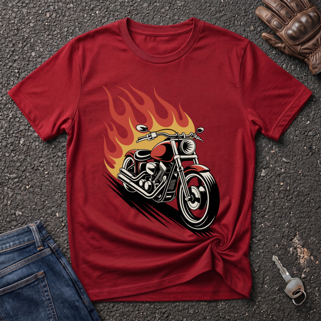 Bike On Fire  T-shirt