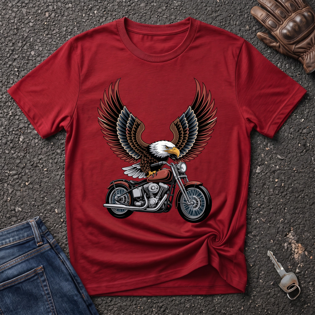 Eagle Biker  T-shirt