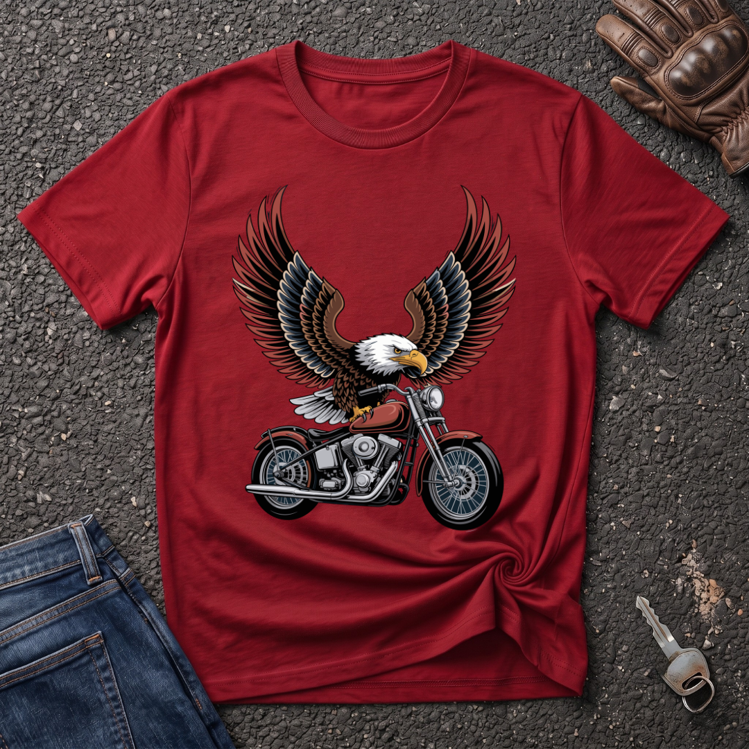 Eagle Biker  T-shirt