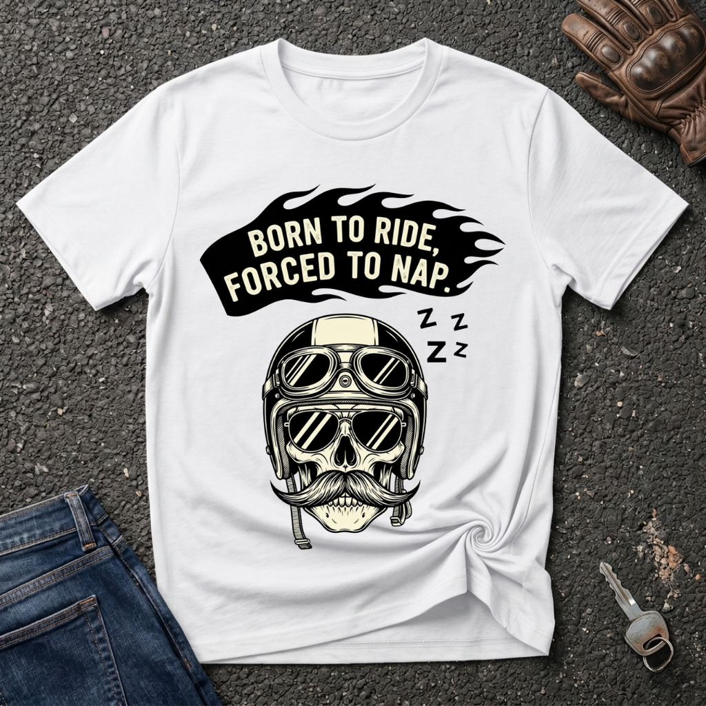 Born To Ride Forced To Nap  T-shirt
