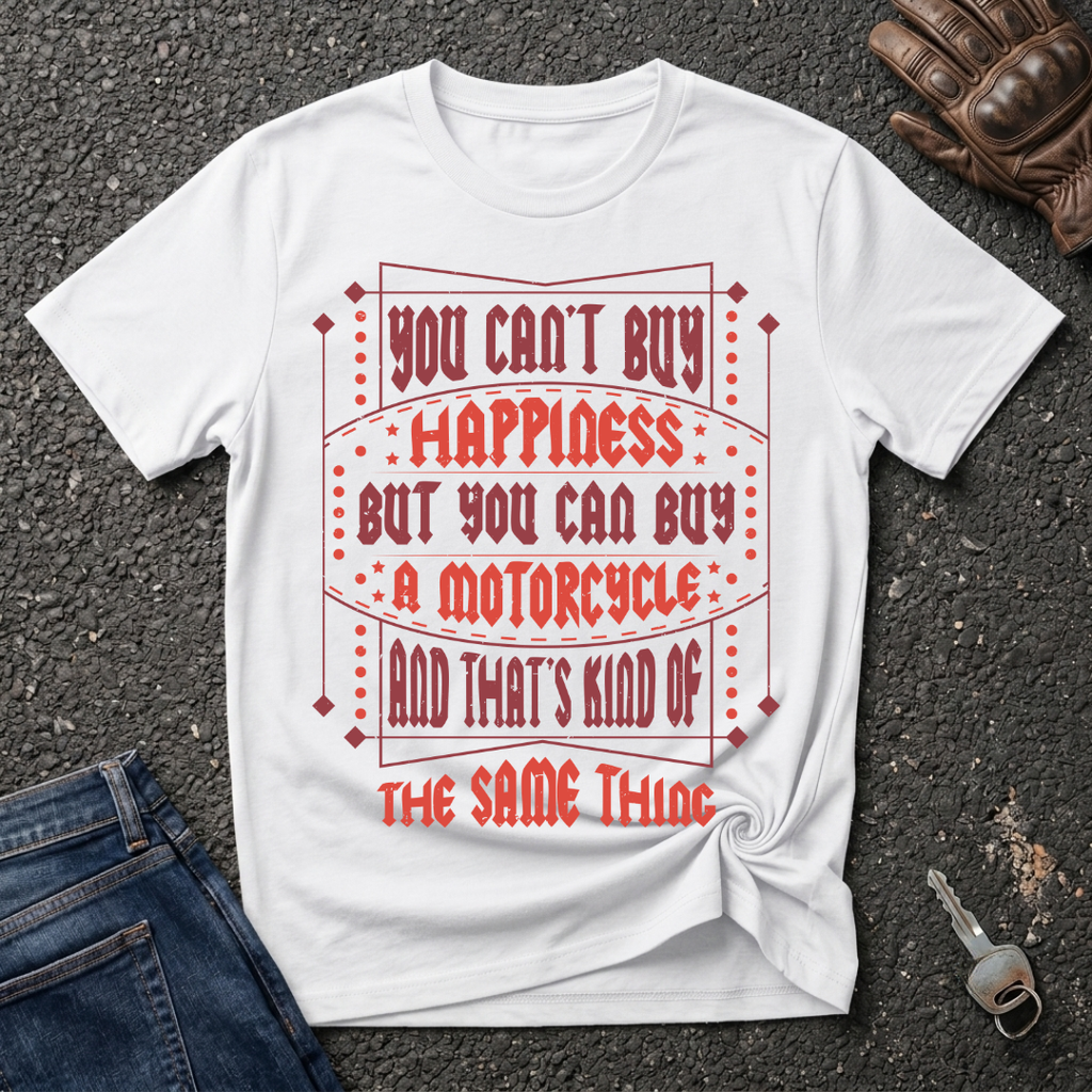 Happiness Reto  T-shirt
