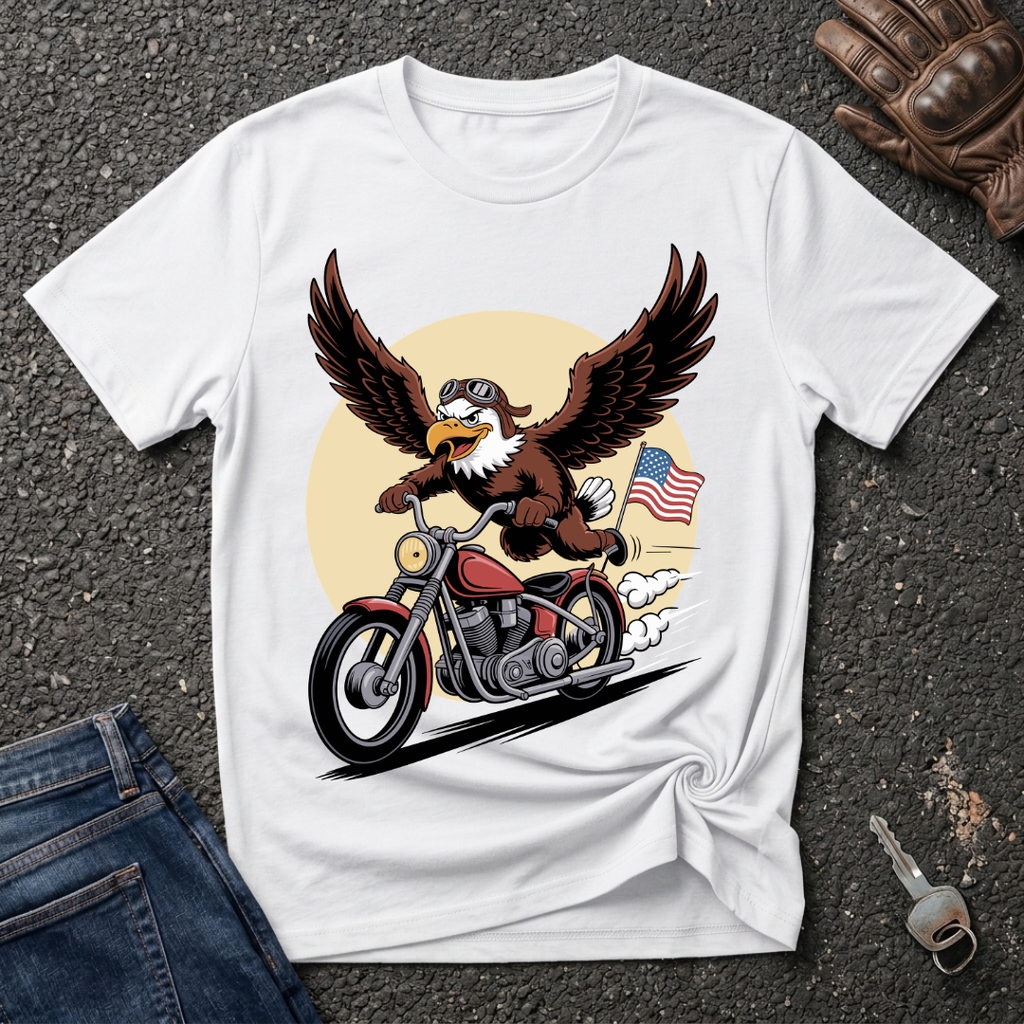 Eagle American Biker  T-shirt