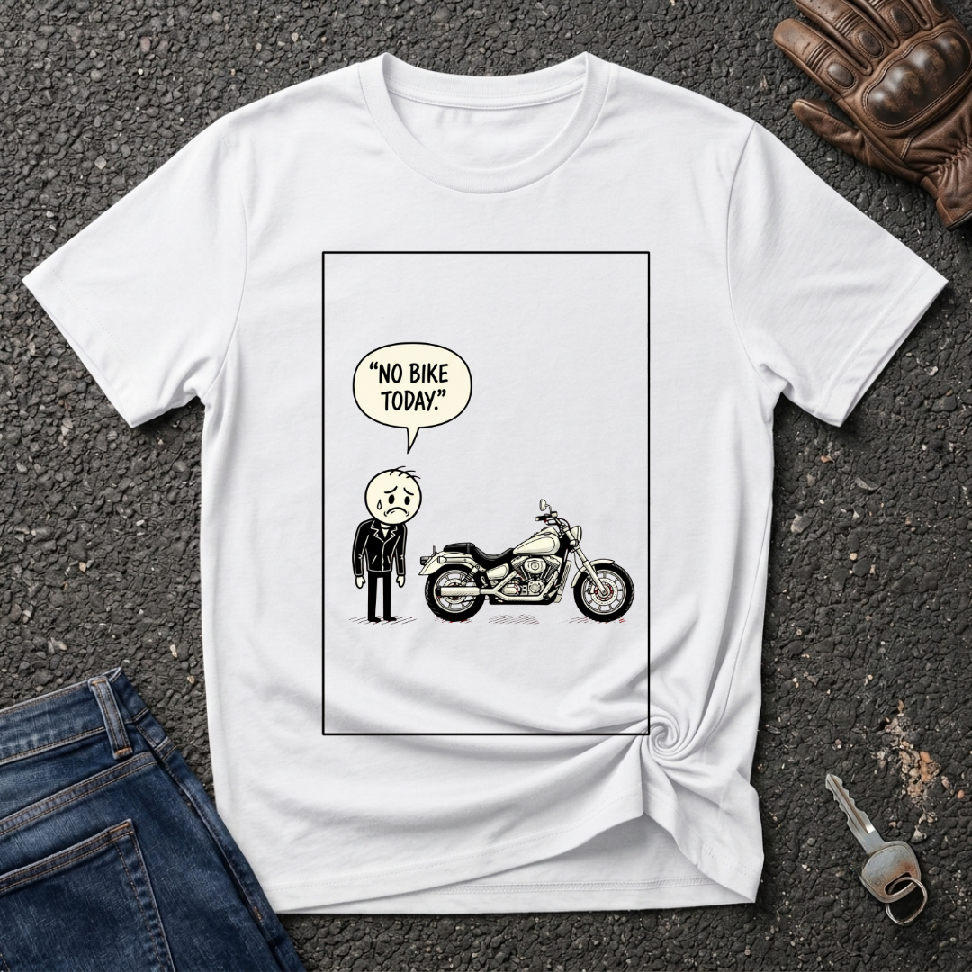 No Bike Today  T-shirt