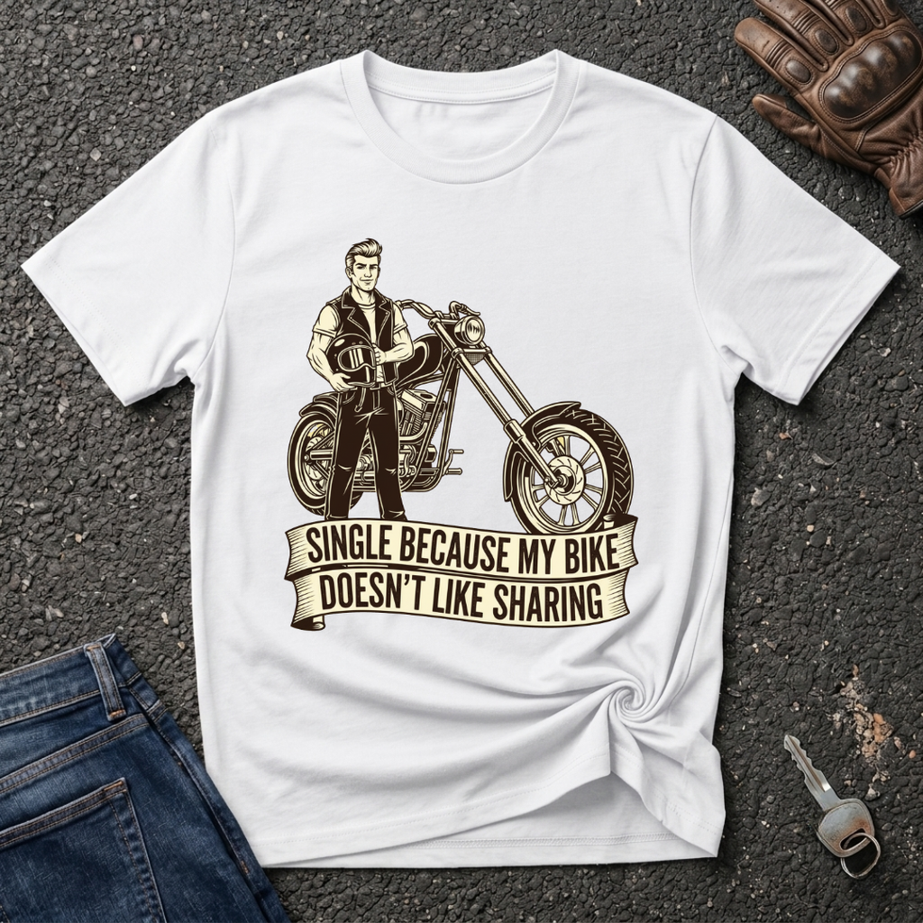 Single Biker Vintage  T-shirt