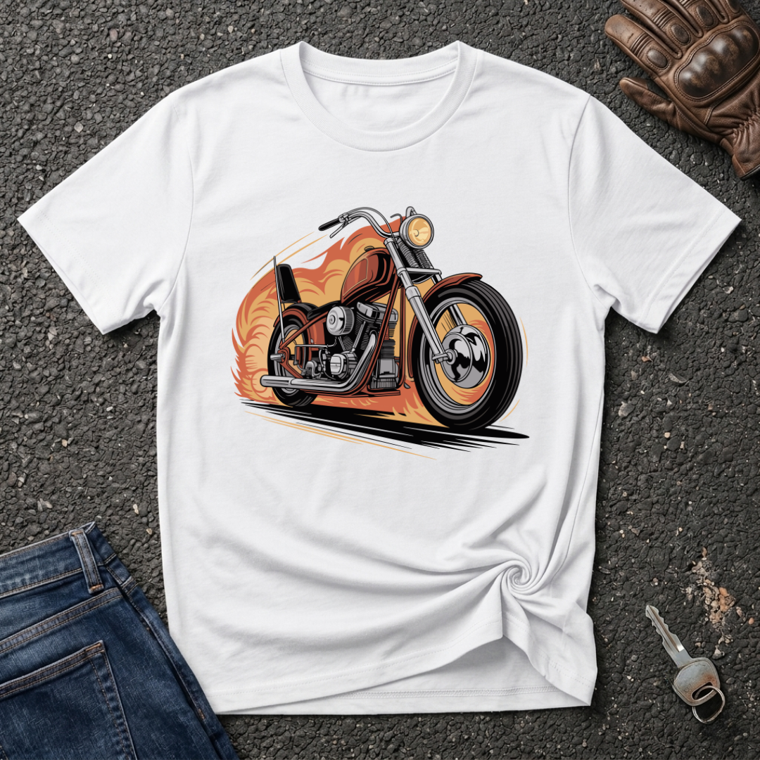 Bike On Fire  T-shirt