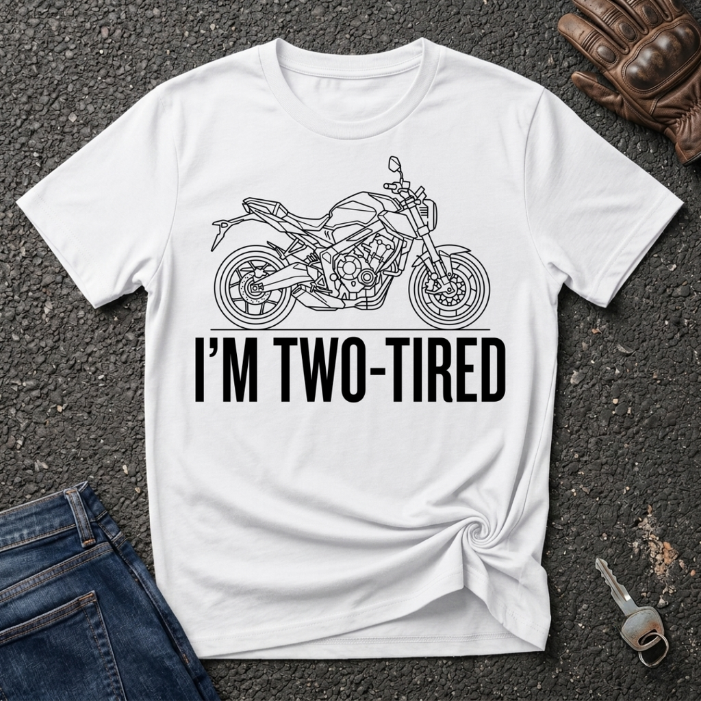 Two-Tired - Minimal  T-shirt
