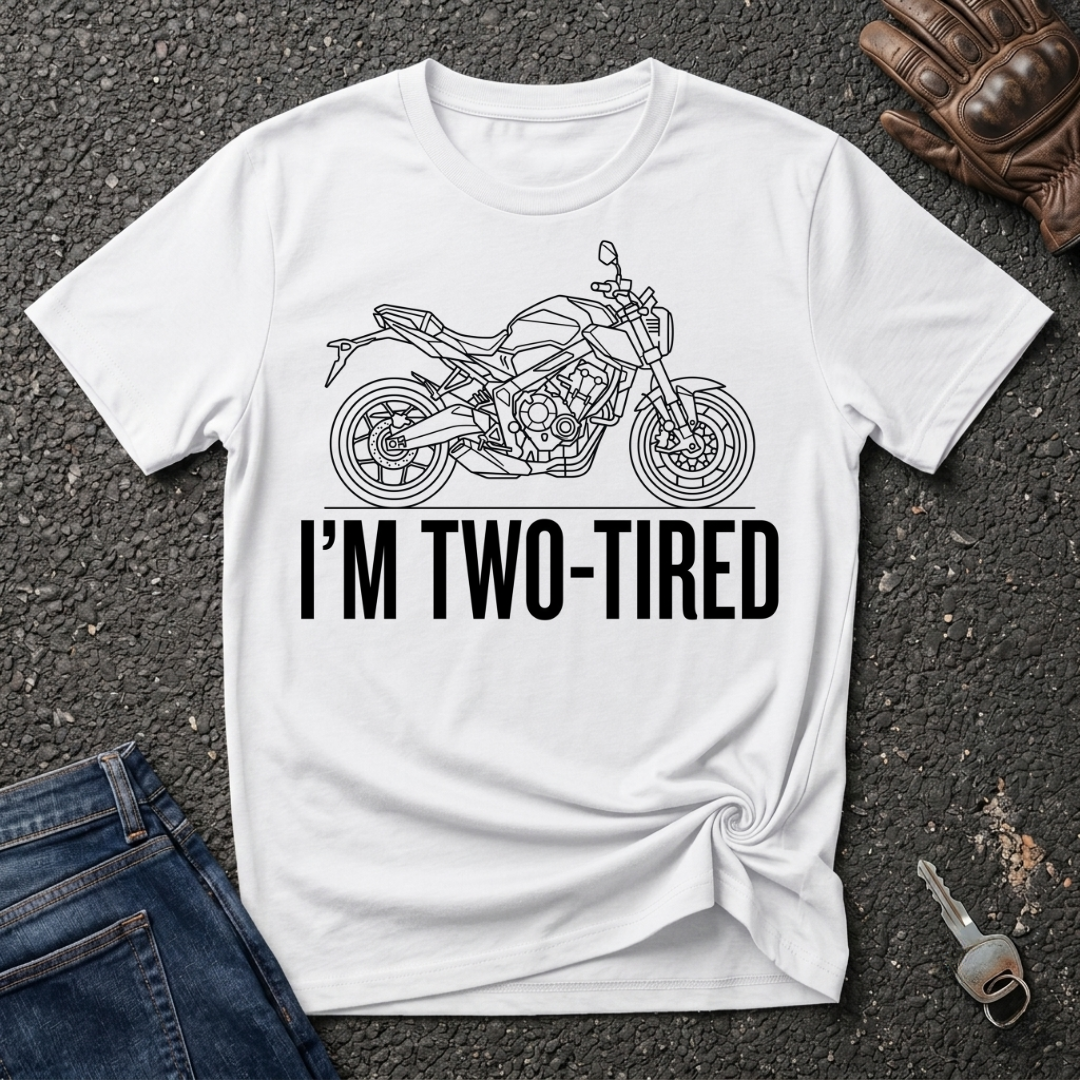 Two-Tired - Minimal  T-shirt