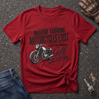 Motorcycle Golf Black T-shirt