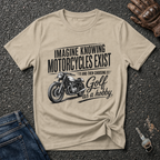 Motorcycle Golf Black T-shirt