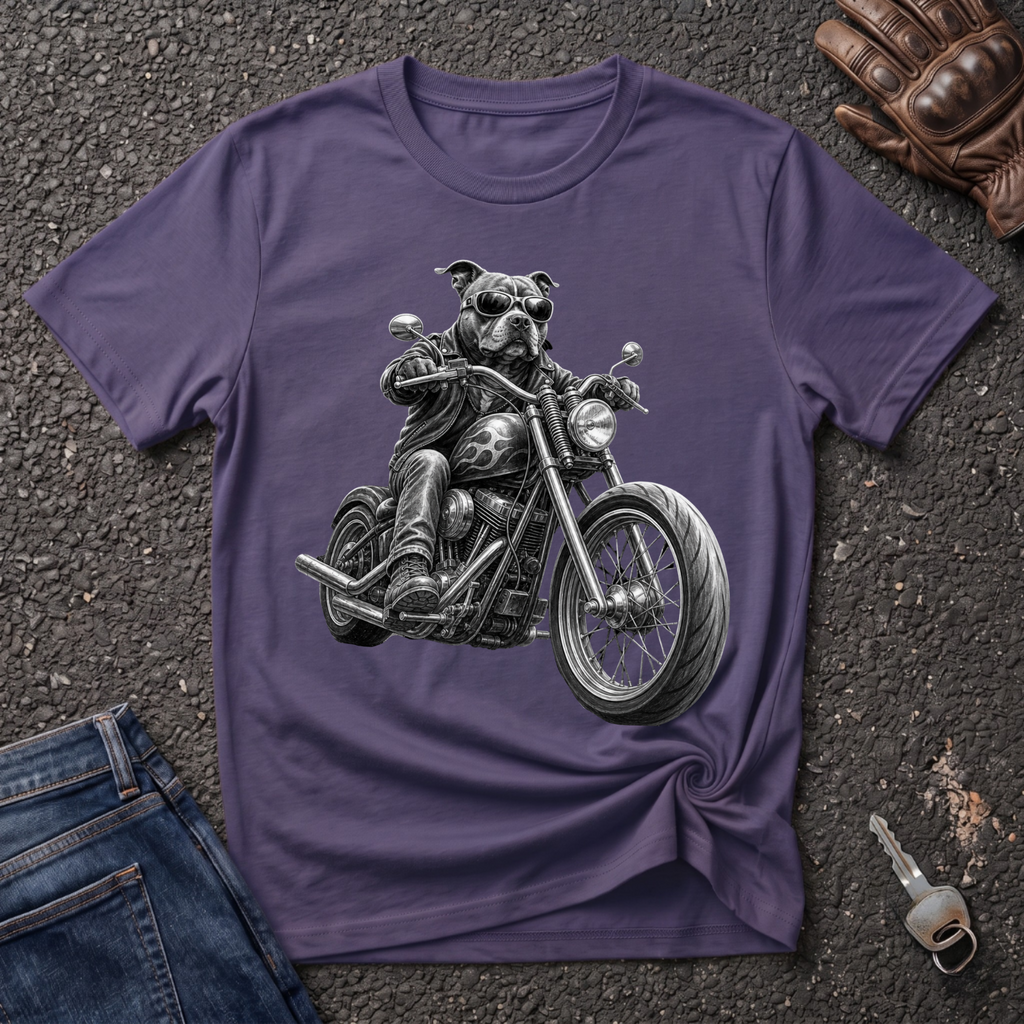 Pitbull Biker T-shirt