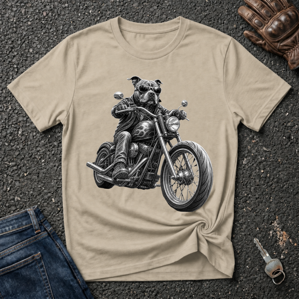Pitbull Biker T-shirt